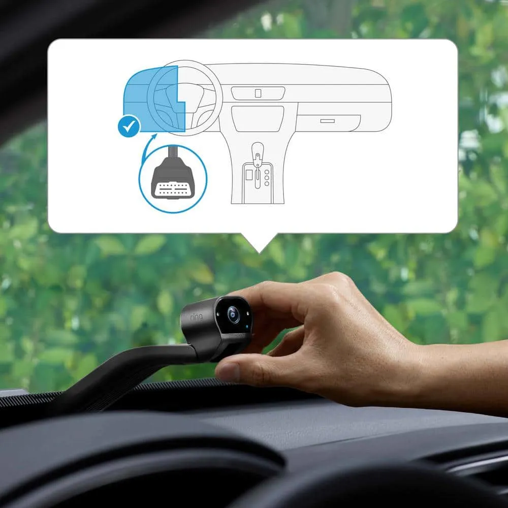 Ring Car Cam - Vehicle Security Camera with Dual-Facing Wide-Angle HD Cameras