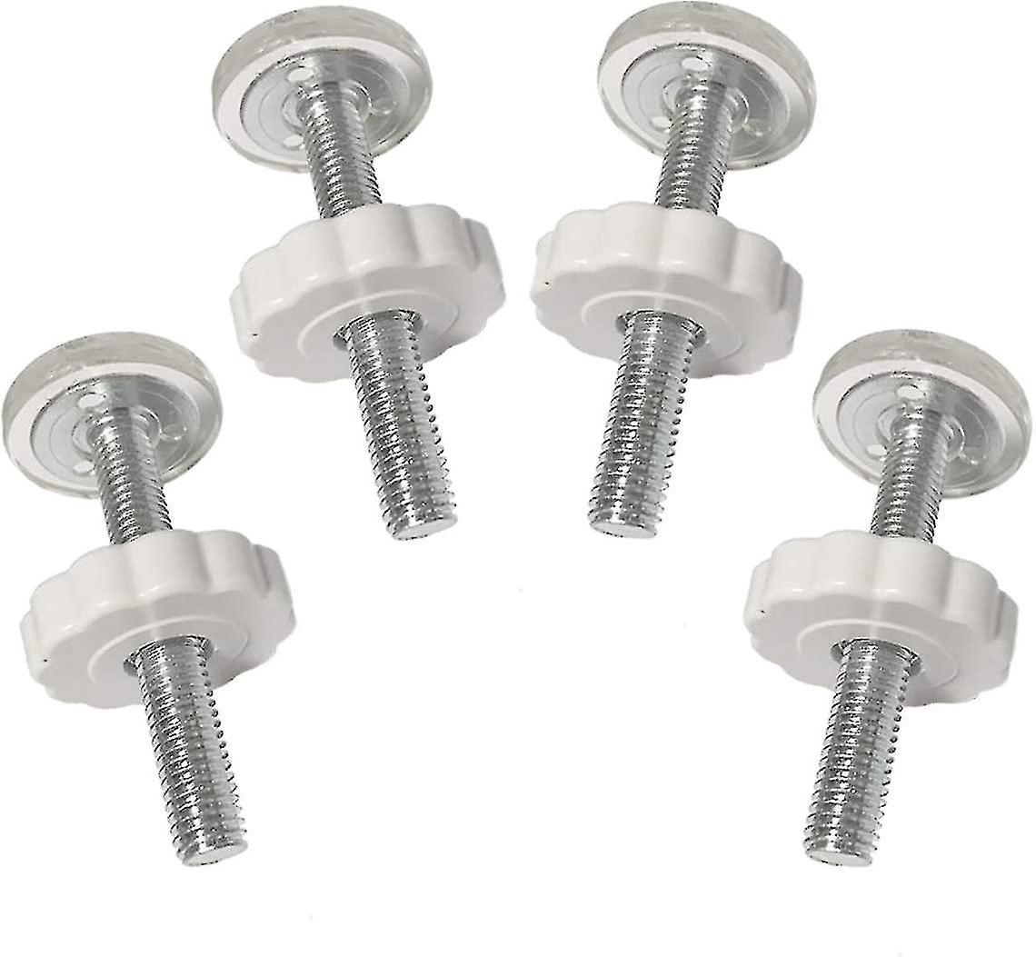 4 Pcs Pressure Baby Gates Threaded Spindle Rods Walk Thru Gates Accessory Screw Bolts Kit Fitting