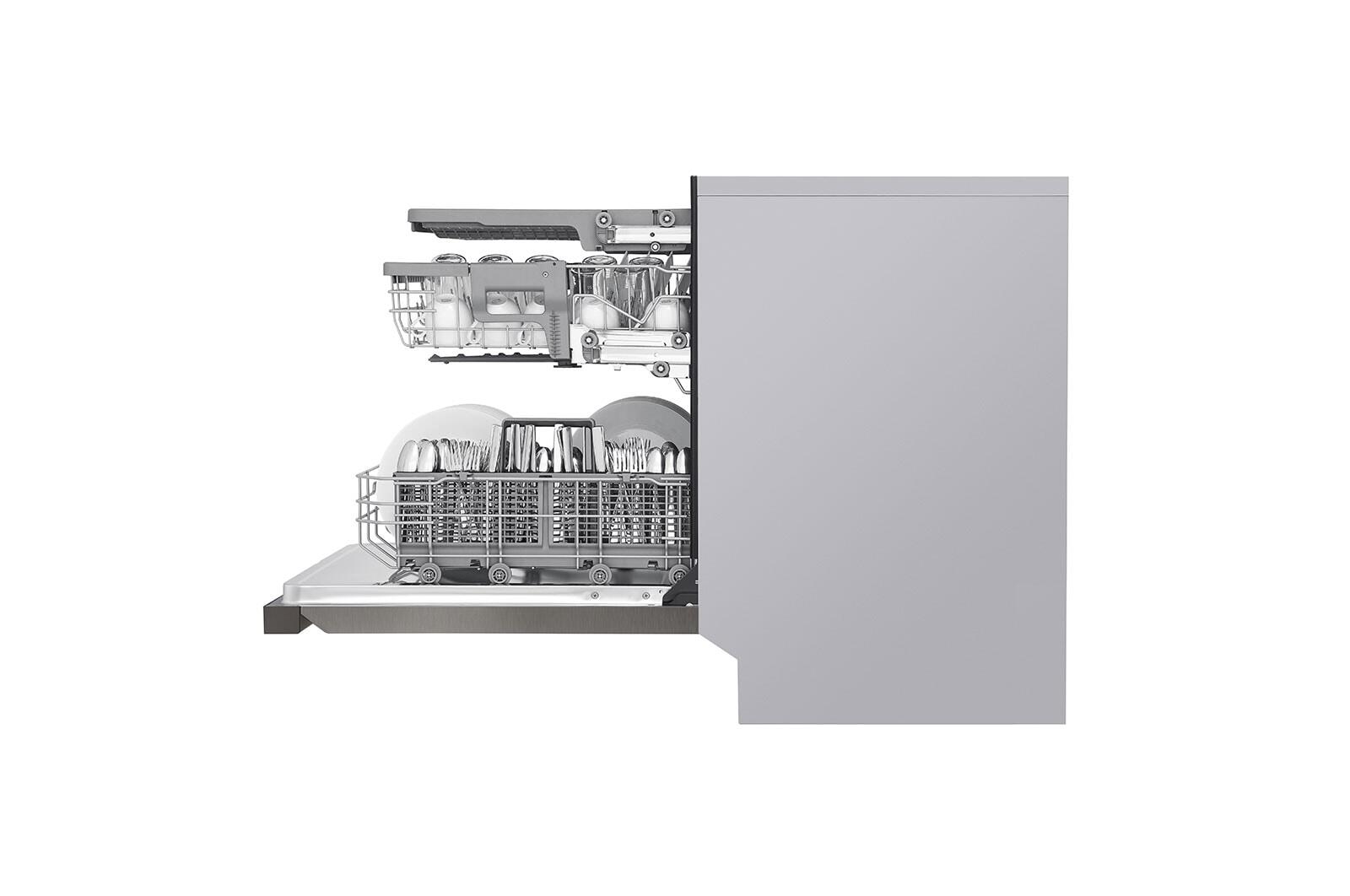 Lg LDFN4542D Front Control Dishwasher With Quadwash™ And 3Rd Rack