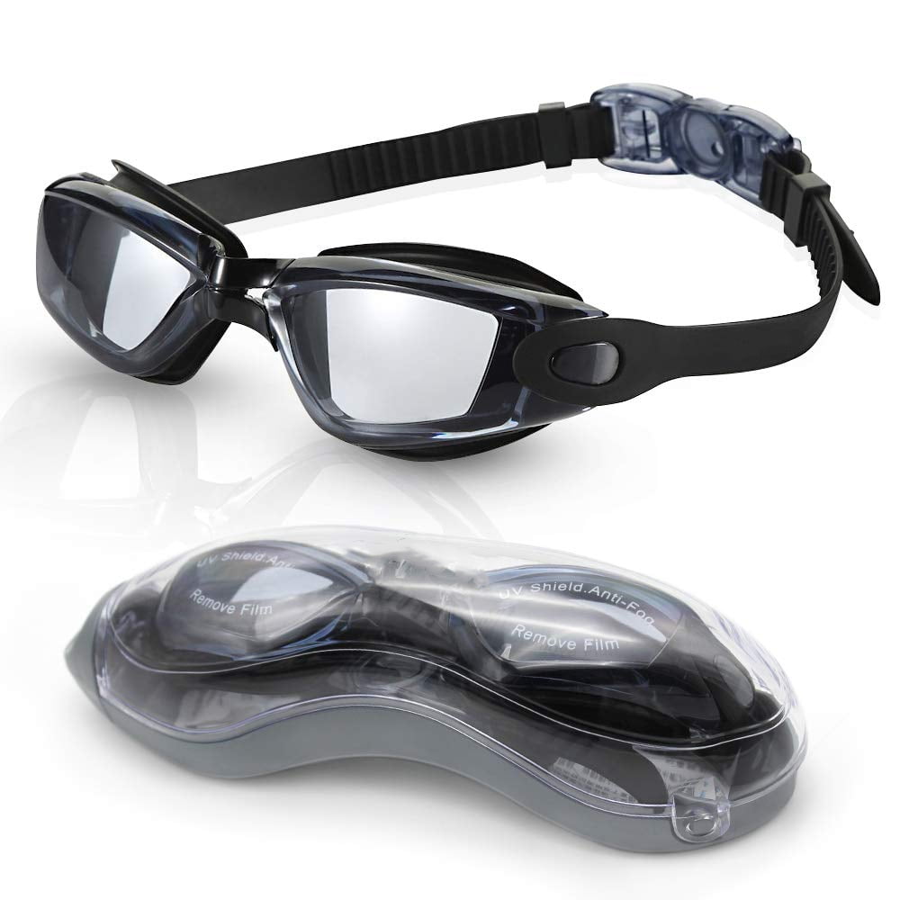 eapsneg Swim Goggles for Adults Men Women Youth, Anti-Fog UV Protection, No Leaking Swimming Glasses for Pool, Open Water