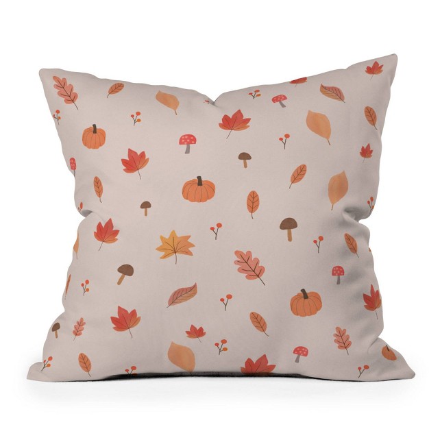 Hello Twiggs Happy Fall Square Throw Pillow Deny Designs