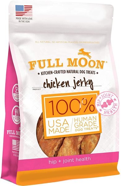 Full Moon Hip and Joint Health Chicken Jerky Human-Grade Dog Treats