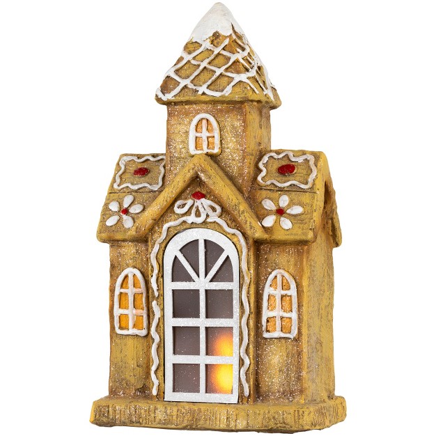 Led Lighted Gingerbread House Christmas Decoration