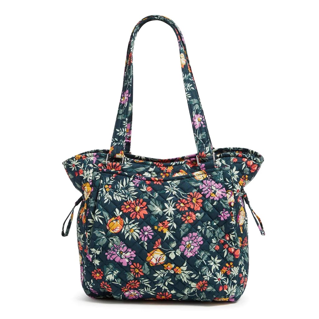 Vera Bradley  Glenna Satchel in Fresh-Cut Floral Green