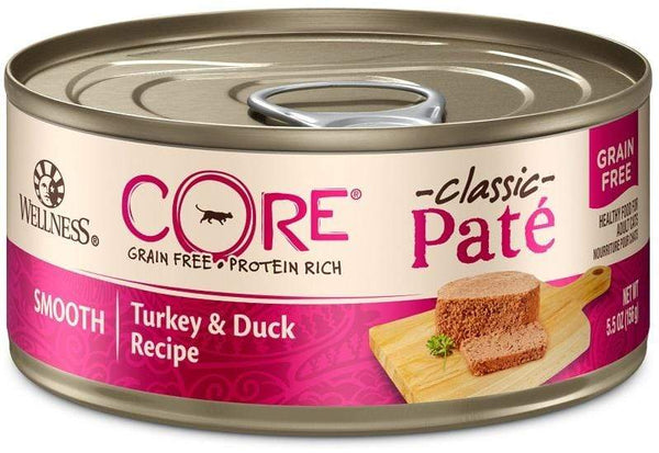 Wellness CORE Natural Grain Free Turkey and Duck Pate Wet Canned Cat F