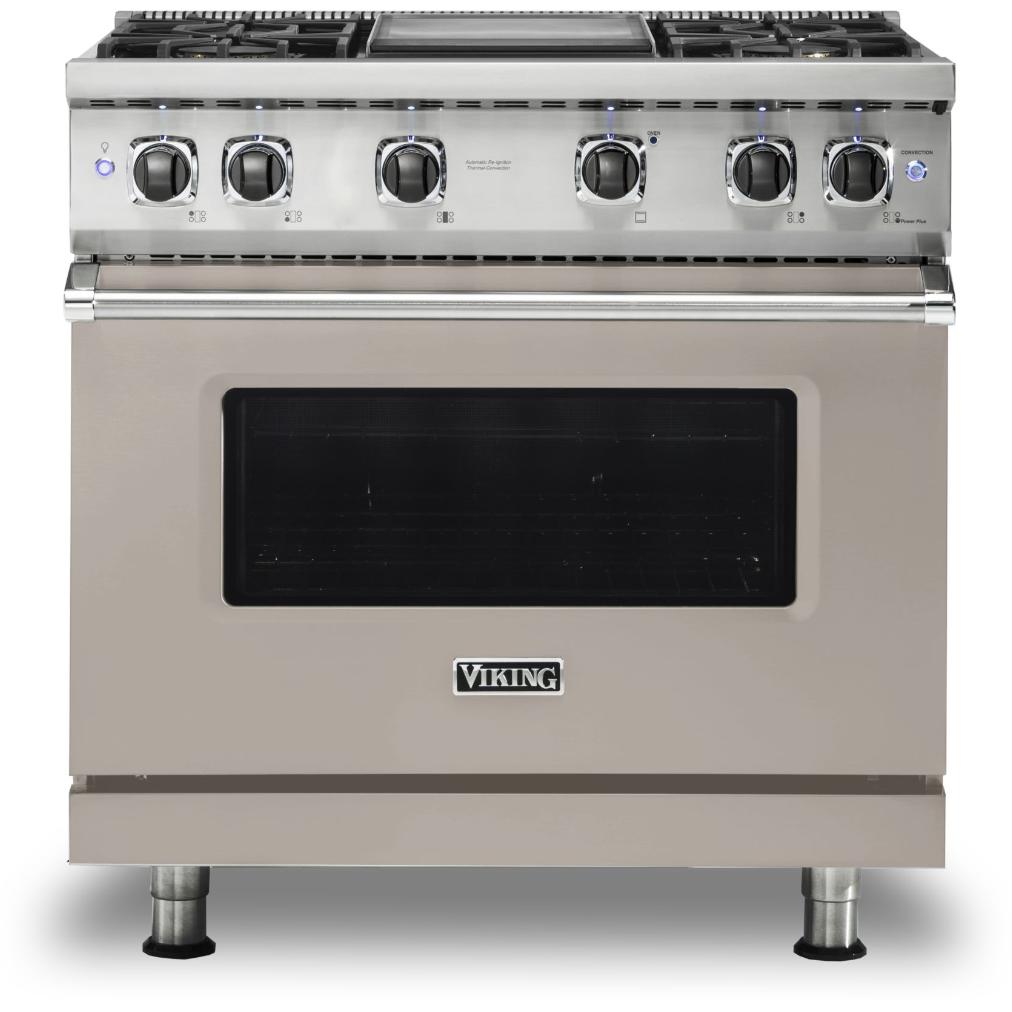 Viking 36-inch Freestanding Gas Range with GourmetGlo VGR536-4GPG