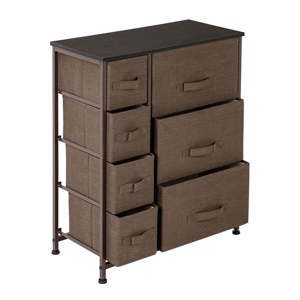 Dresser With 7 Drawers - Furniture Storage Tower Unit For Bedroom， Hallway， Closet， Office Organization - Steel Frame - - 37776987