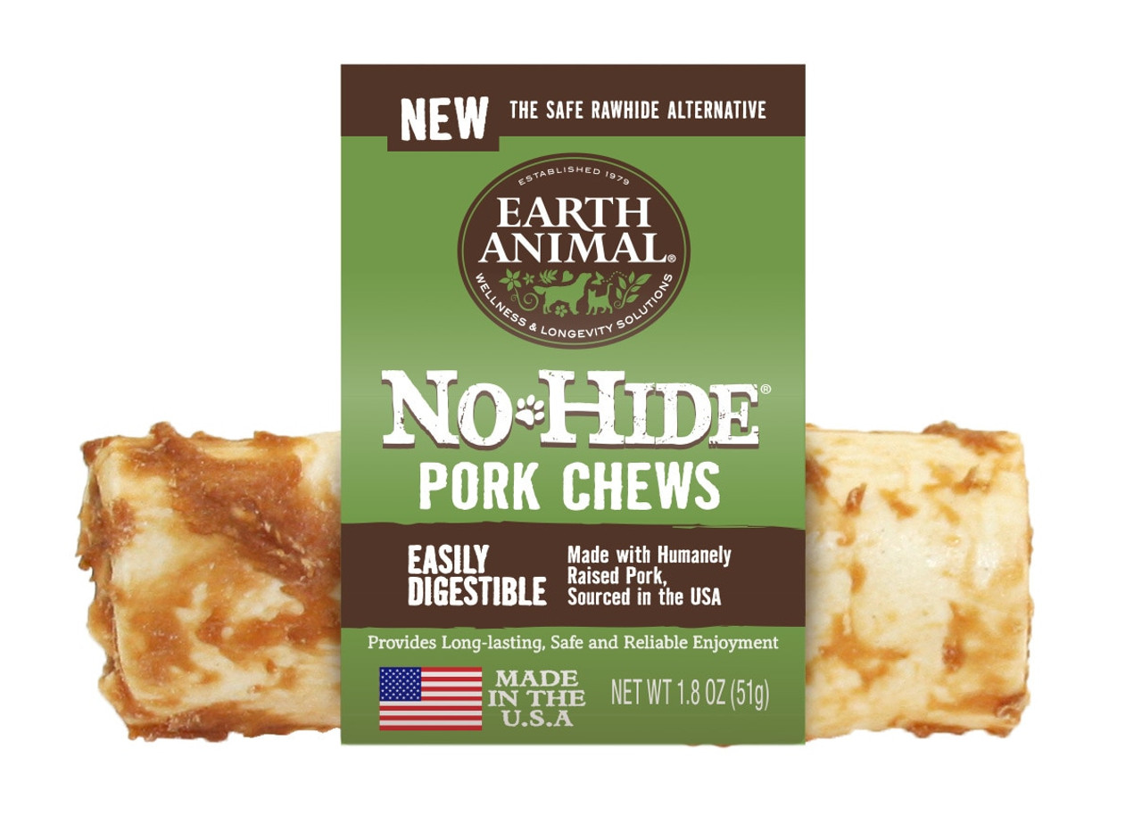 Earth Animal No-Hide Pork Chews for Dogs