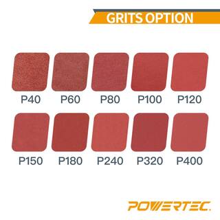 POWERTEC 3 in. x 18 in. 180-Grit Aluminum Oxide Sanding Belt (10-Pack) 110850