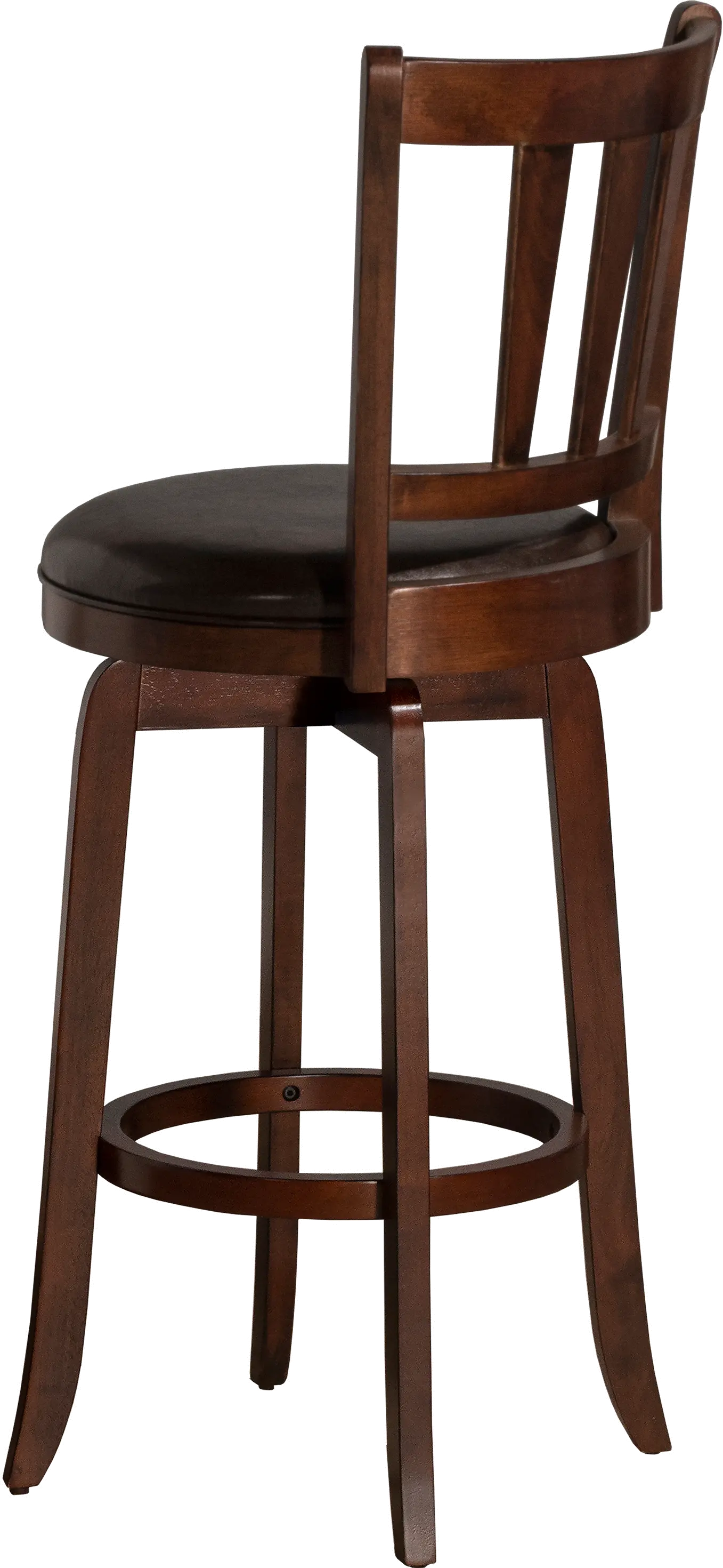 Presque Isle Traditional Cherry Swivel Bar Height Stool