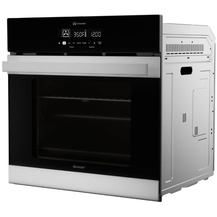 Sharp 24-inch, 2.5 cu. ft. Built-in Single Wall Oven with True European Convection SWA2450GS