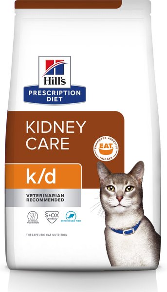 Hill's Prescription Diet k/d Kidney Care with Ocean Fish Dry Cat Food