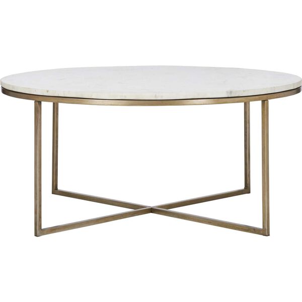 Lova Antique Brass Coffee Table