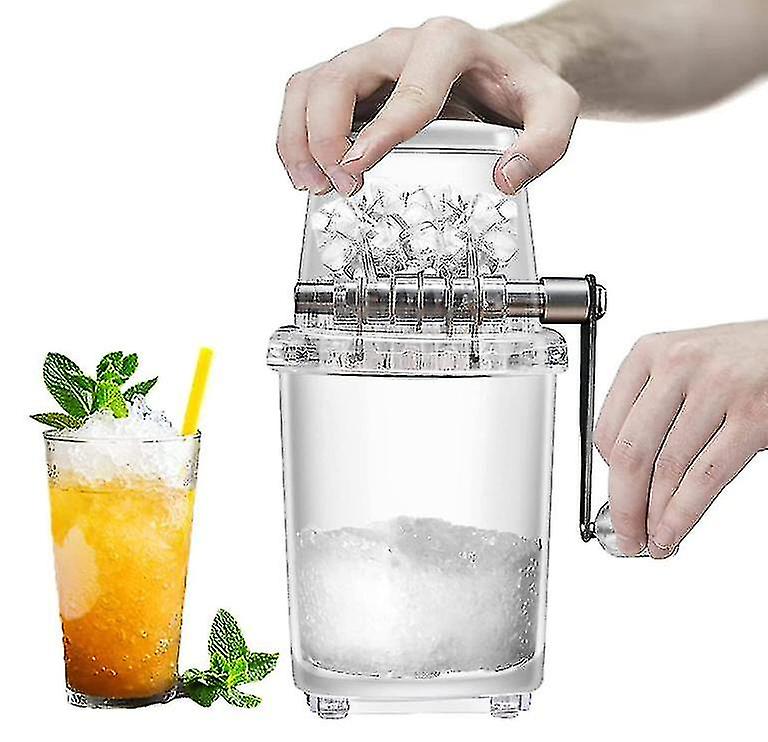 Manual Rotary Ice Crusher Cocktails Slush Machine