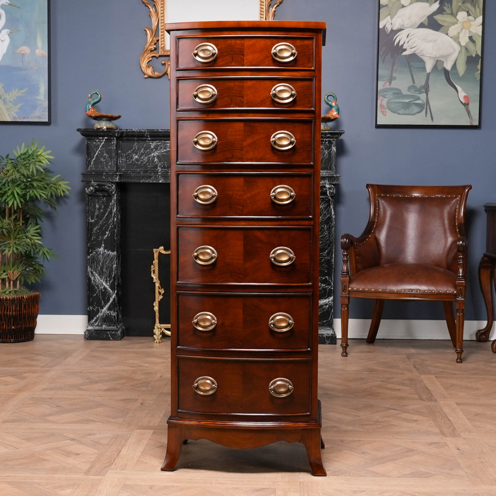 Mahogany Hepplewhite Lingerie Chest   Traditional   Accent Chests And Cabinets   by Niagara Furniture  Houzz