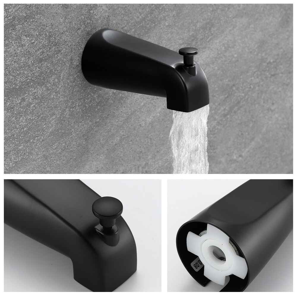 6 Inch Shower Faucet with Tub Spout Combo