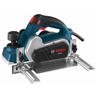 Bosch 6.5 A 3-14in. Corded Planer Kit with Reversible Carbide Blade+3-14 in.Tungsten Carbide Woodrazor Planer Blades(2-Pack) PL1632+PA1202