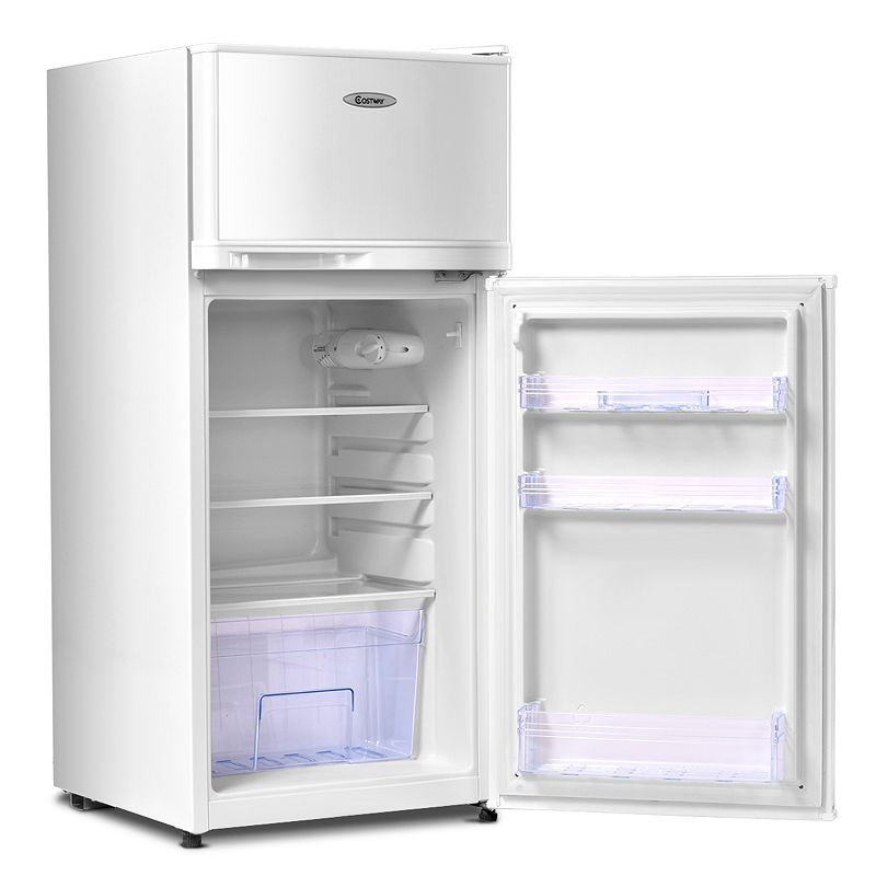 2 Doors Cold-rolled Sheet Compact Refrigerator