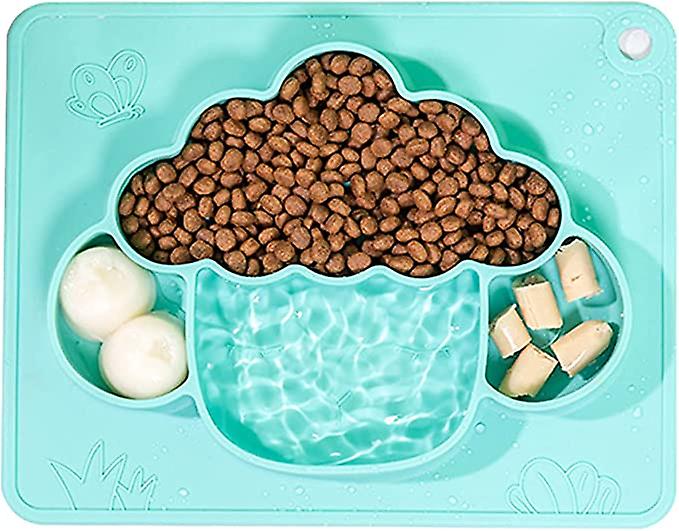 Dog Bowl Dog Food Bowl， Slow Feeder Dog Bowl With Non Slip Silicone Mat， Suitable For Food And Water， No Spill Non-slip， Pet Puppy Bowl Dog Bowl For S