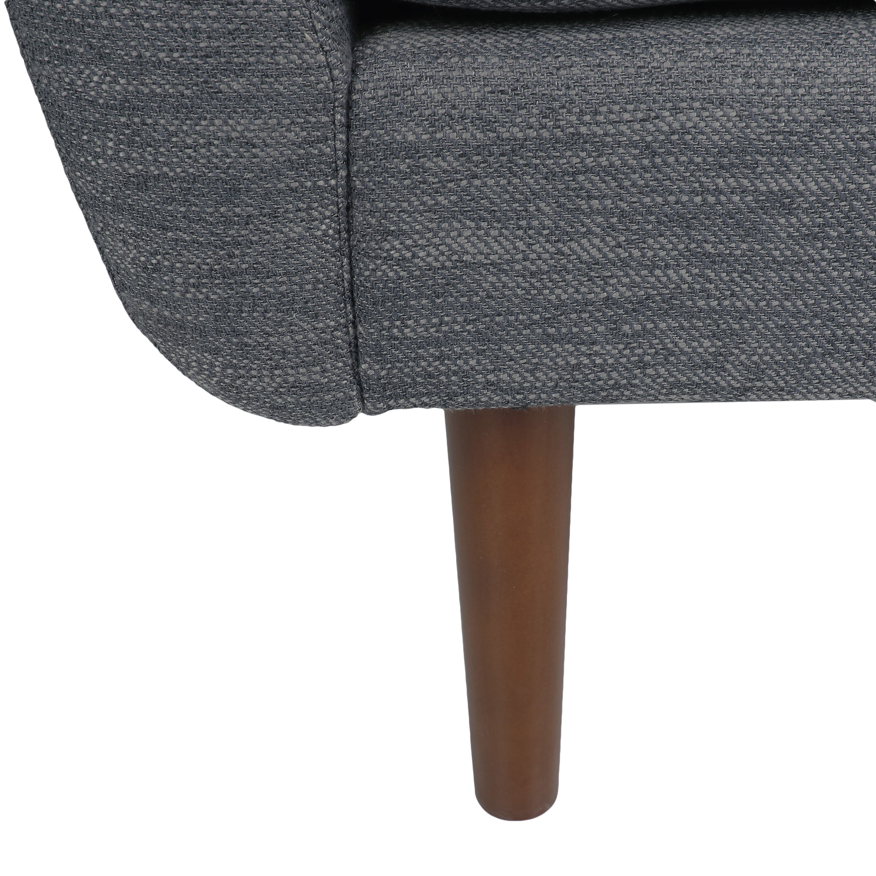 Viewland Contemporary Fabric Upholstered Club Chair with Accent Pillows