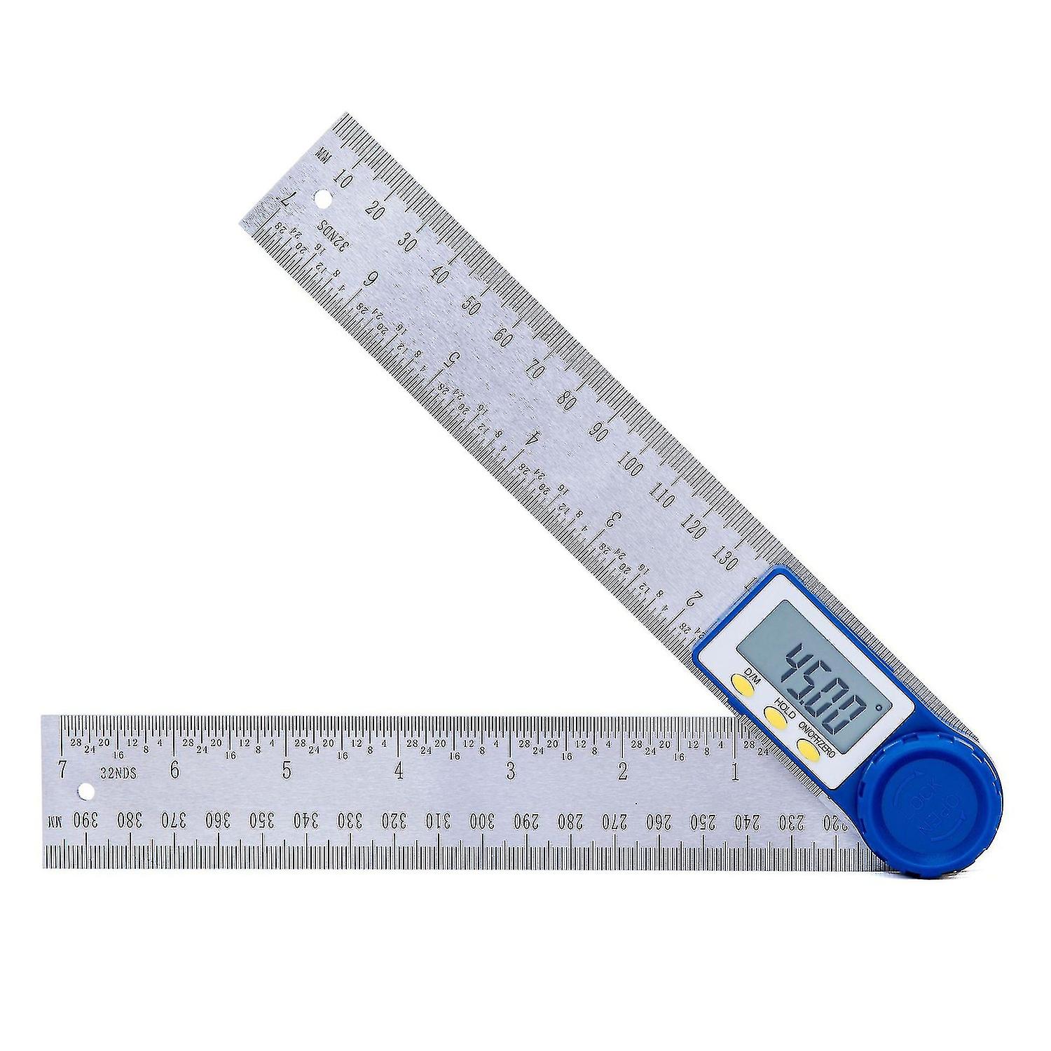 Digital Protractor 360 Degree Measuring Range Steel