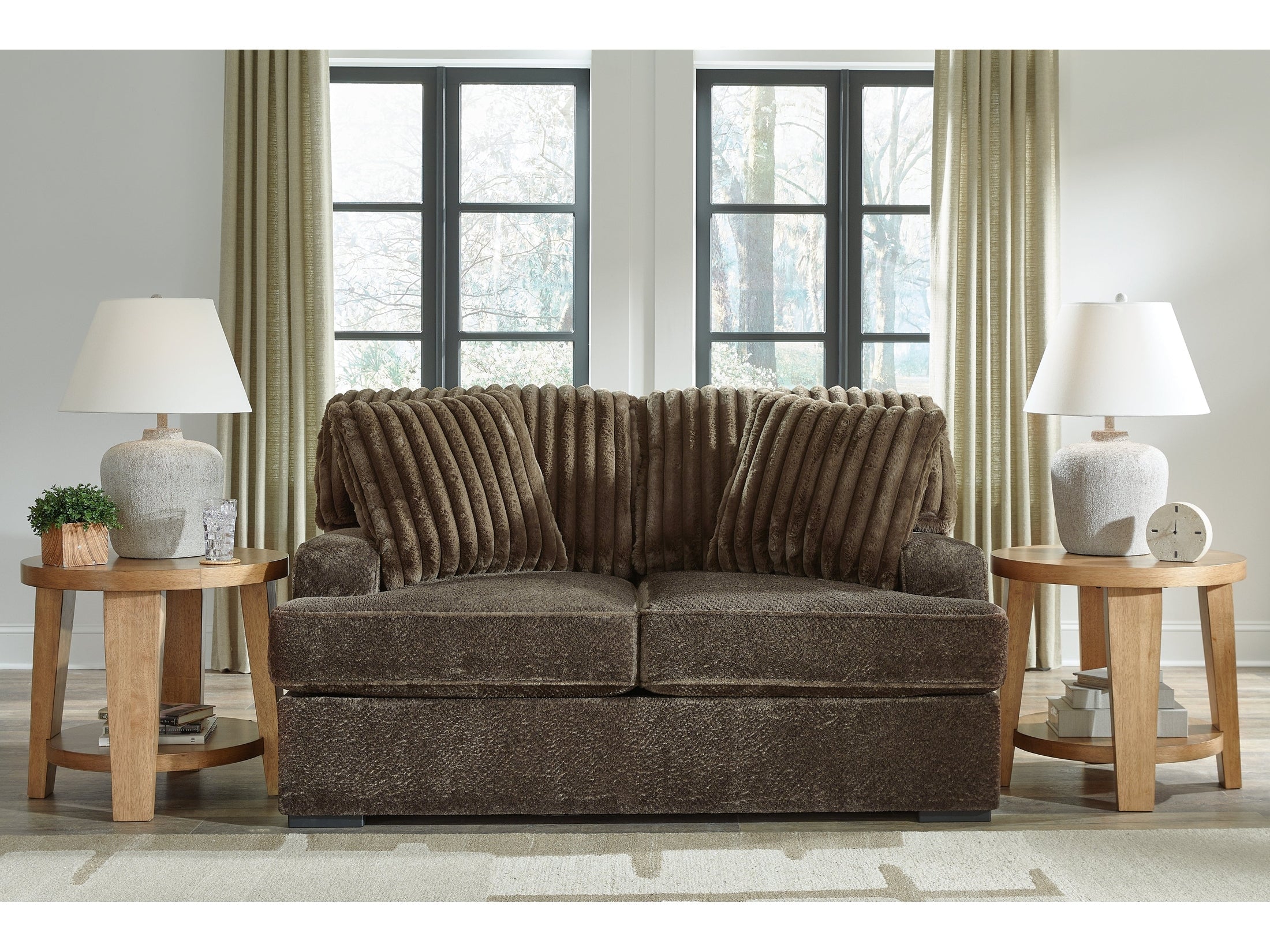 (Online Special Price) Aylesworth Brown Loveseat