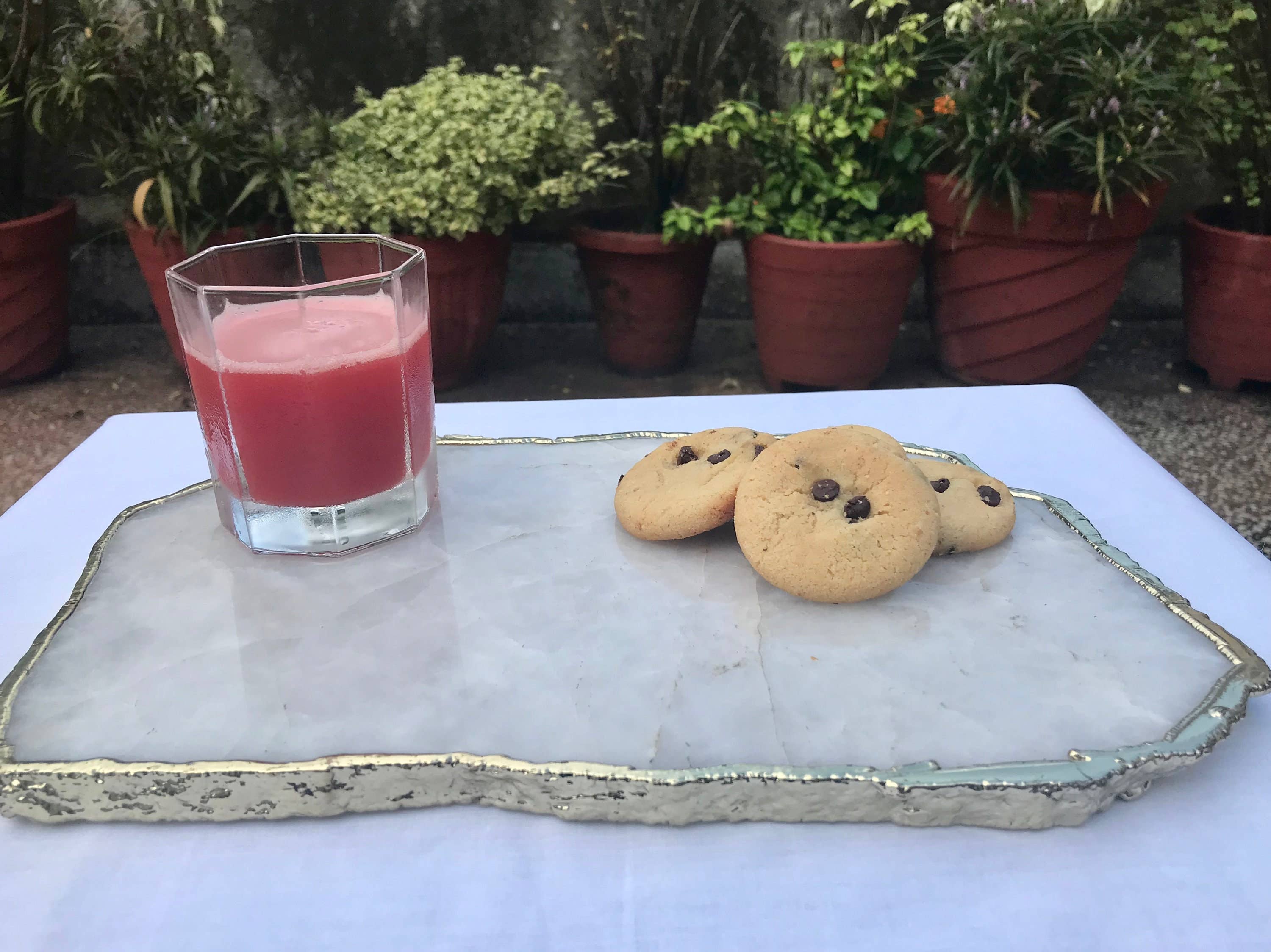 Large White Agate Cheese Platter/Tray Momentos/Sign Boards