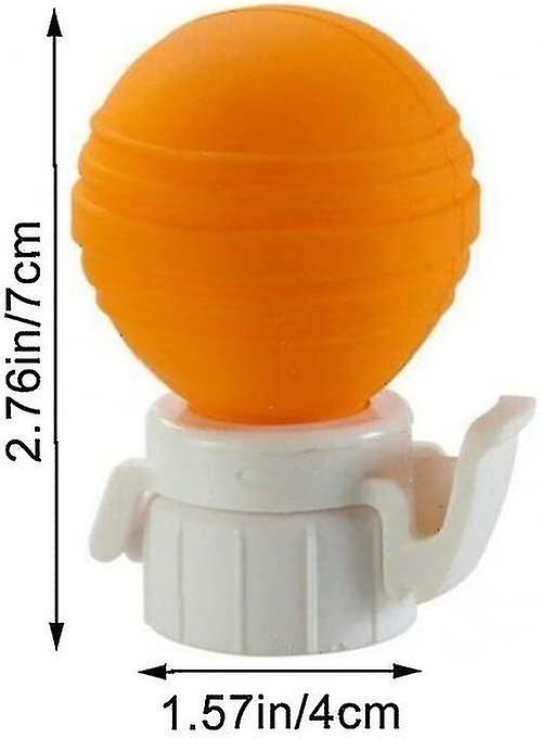 Air Tight Lids Keeper Pump Inflatable Cover Soda Bottle Lid Beverage Bottle Cap Leak-proof Carbonated Drink Cover Bottle Stopper (orange1pc)