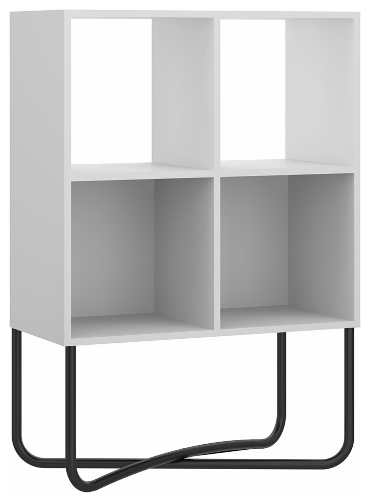 Techni Mobili Modern Geometric Bookcase   Industrial   Bookcases   by Rta Products  L  Houzz