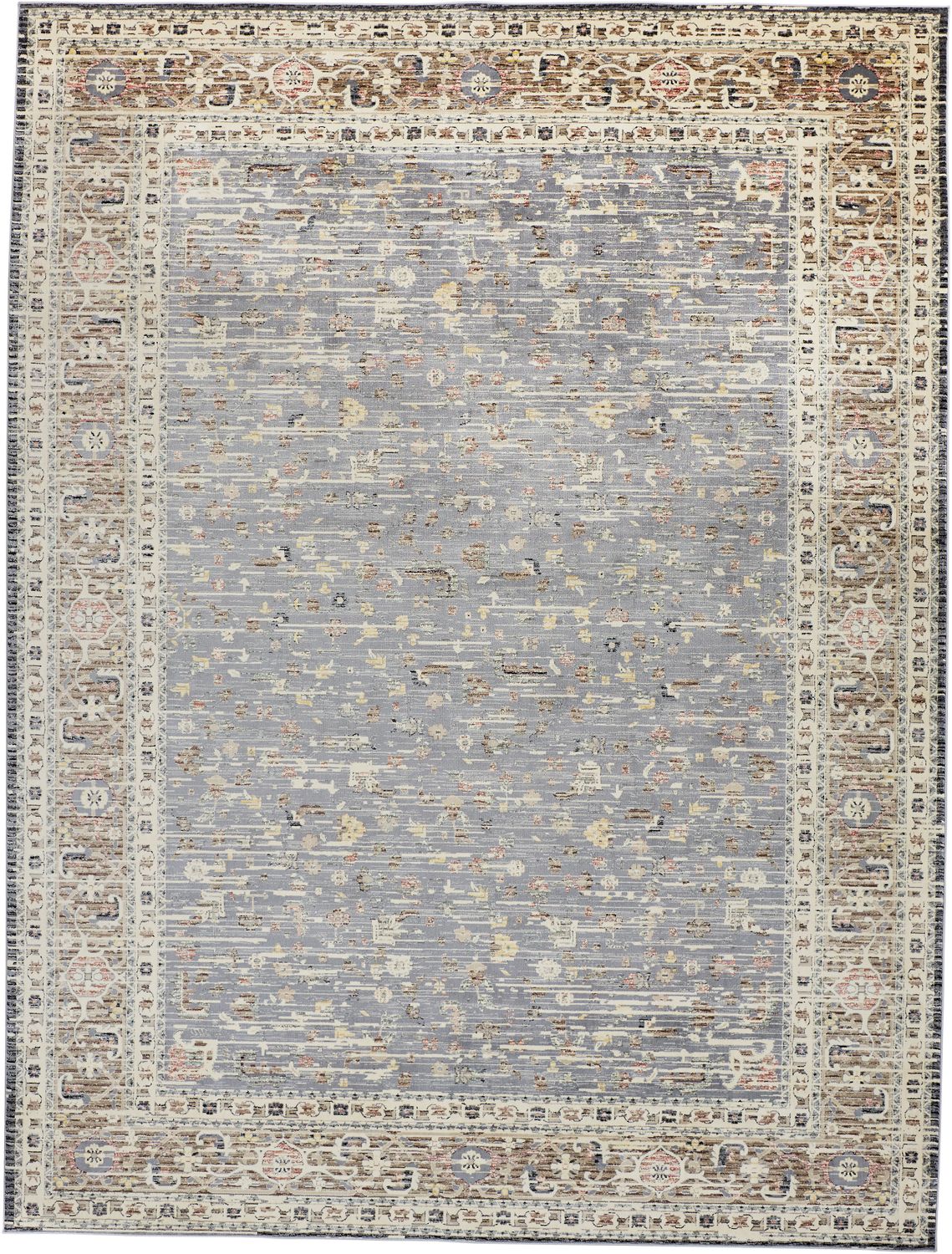 Huron Tan and Gray Rug by BD Fine