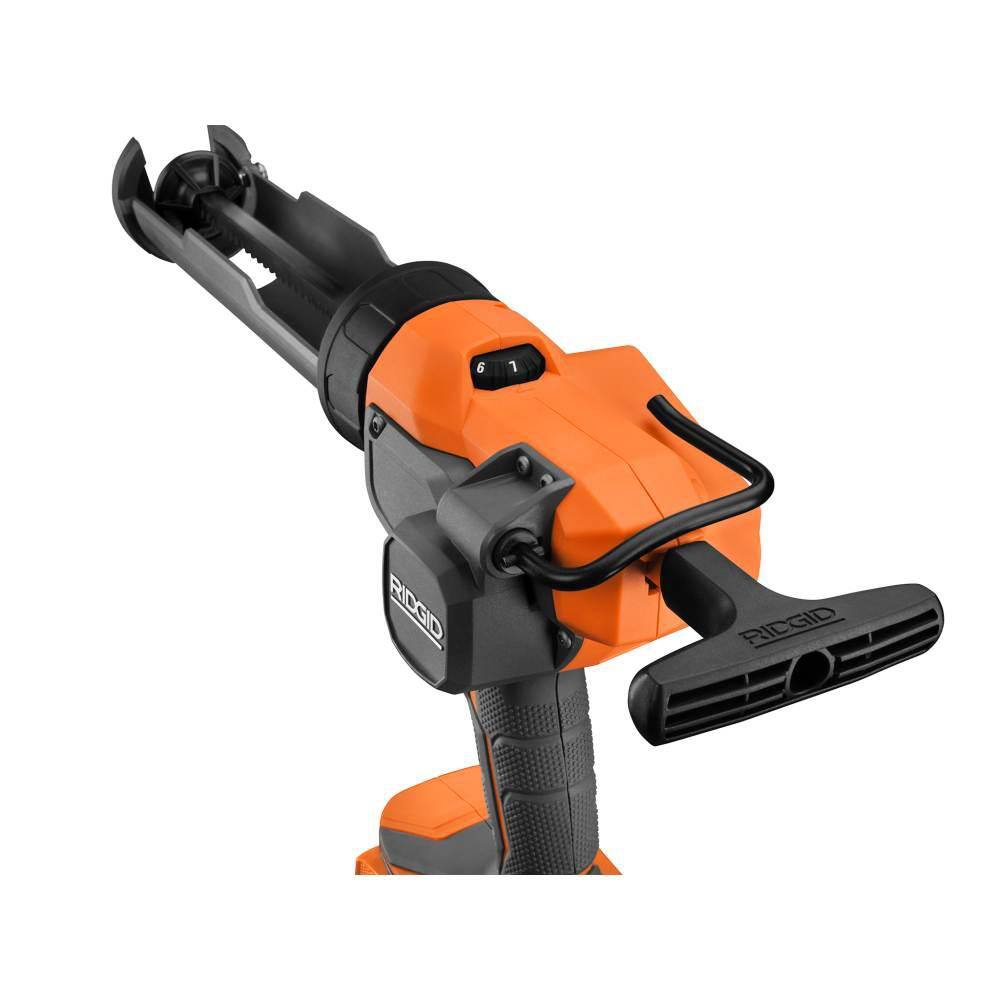 RIDGID 18V Cordless 10 oz. Caulk Gun and Adhesive Gun Kit with 18V Lithium-Ion 2.0 Ah Battery and Charger R84044B-AC9302