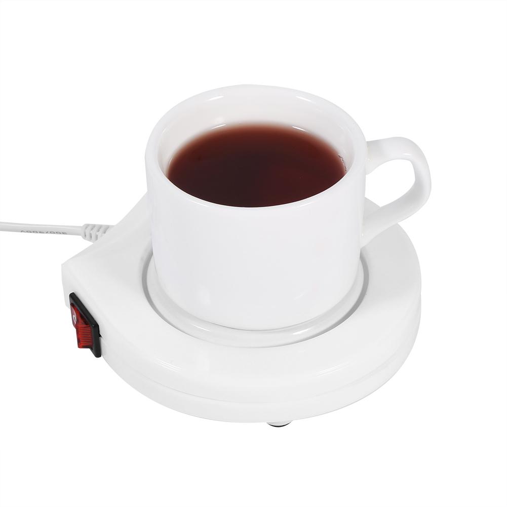 mug pad ，US plug，110V White Electric Powered Cup Warmer Heater Pad Coffee Tea Milk Mug US Plug