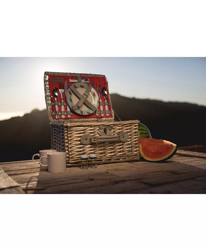 Picnic Time Watermelon Catalina Picnic Basket