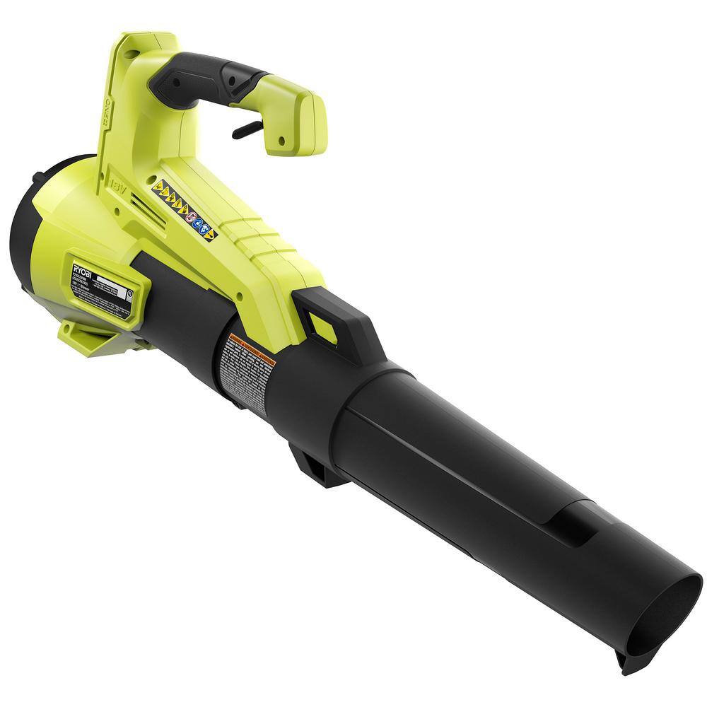 RYOBI ONE+ HP 18V Brushless 110 MPH 350 CFM Cordless Variable-Speed Jet Fan Leaf Blower (Tool Only) P21012BTL