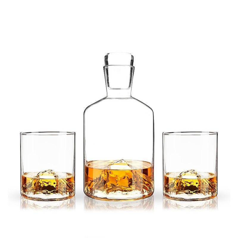 Mountain Decanter and Tumblers by Viski