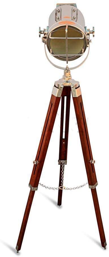 Designer Nautical Spotlight Collectable Searchlight Spot Light Studio Tripod Floor Lamp