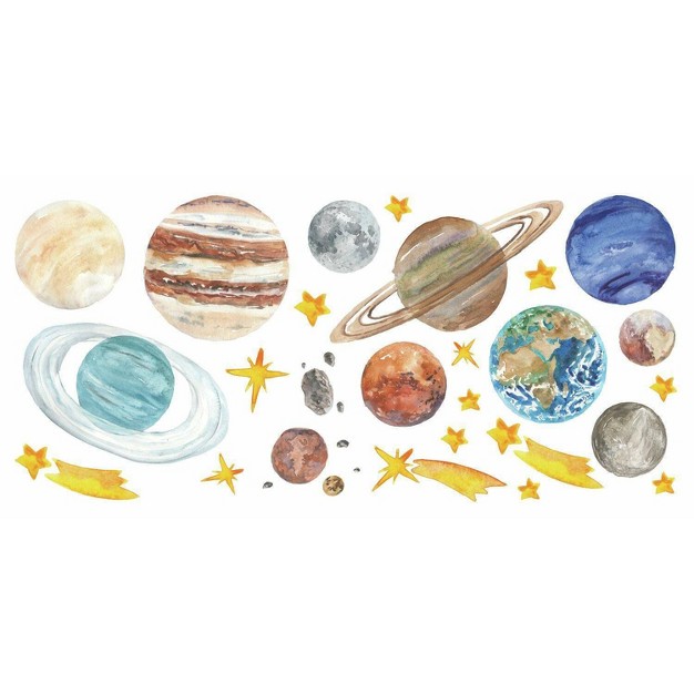 Planets Peel And Stick Giant Wall Decal Roommates