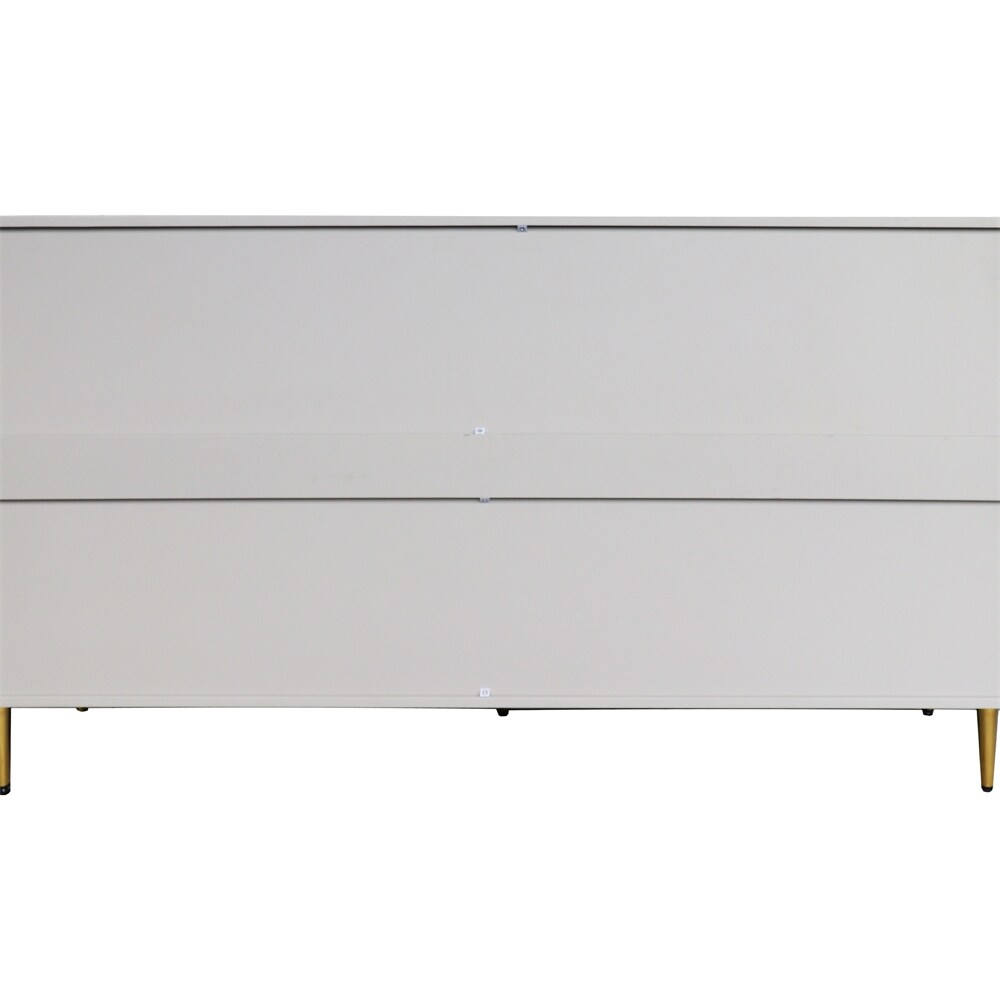 Modern Lacquered 4 Door Wooden Cabinet Sideboard Buffet Server Cabinet