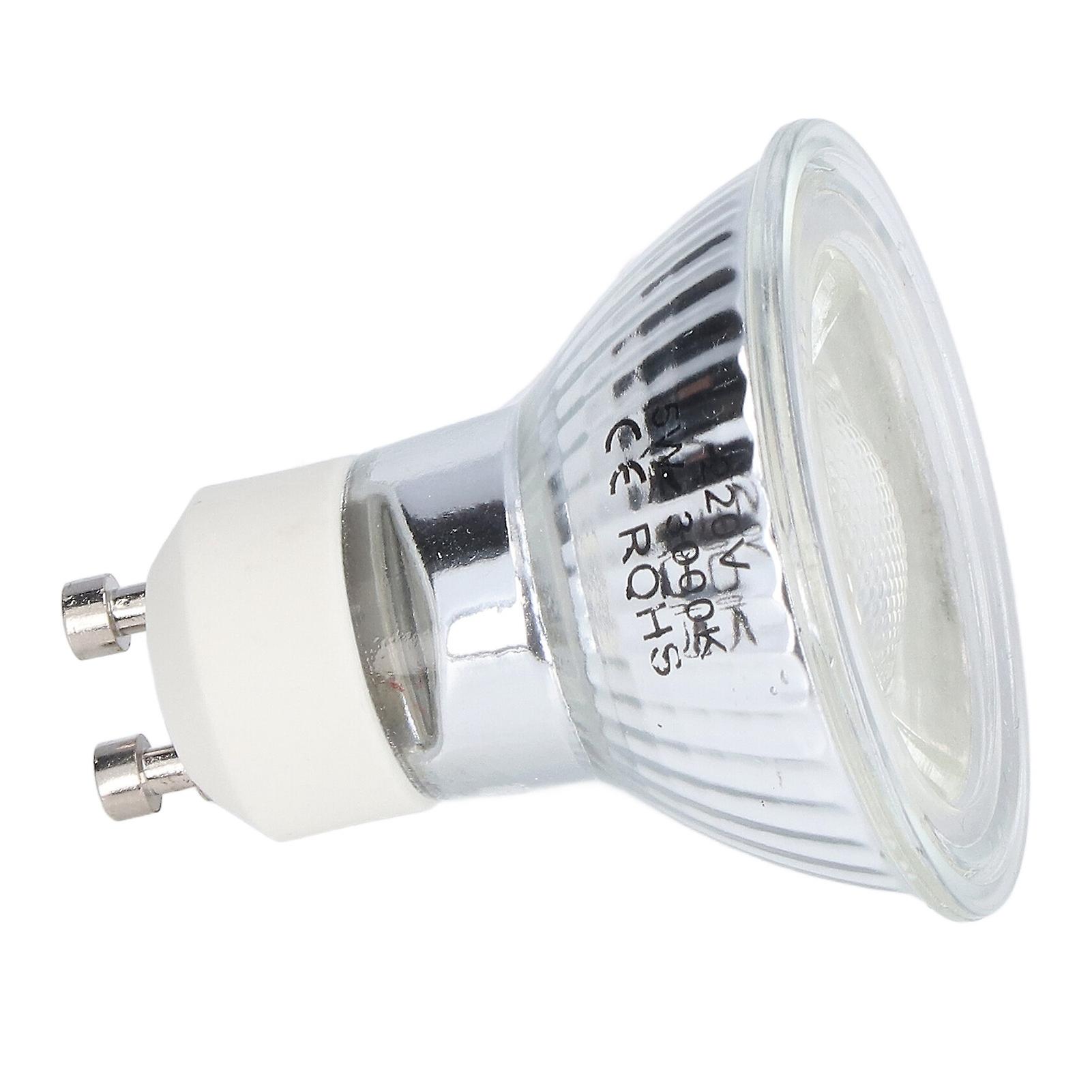 GU10 Light Bulb 5W LED COB Lamp Bulb Brightness Adjustable Spot Light Bulb for Bedroom Office 220arm White Light 3000K