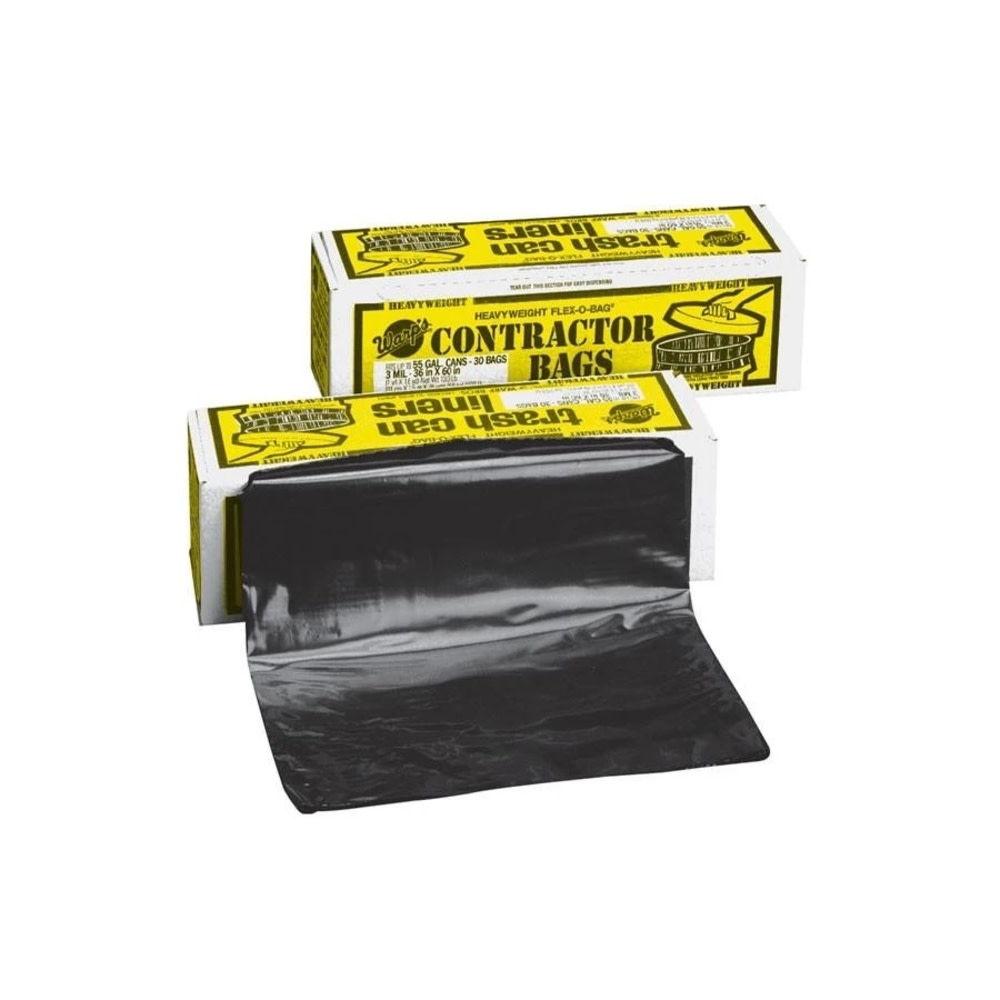 55 Gallon 3 Mil Trash Bags- Pack of 30 Bags ;