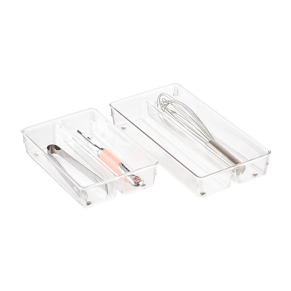 iDesign Linus 2Section Drawer Organizers