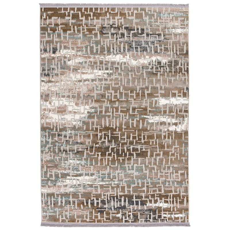 Mother Ruggers 5'3'' X 7'6'' Chennie Chic Slide Luxury Modern Rug for Living Room， Bedroom， Dining Room