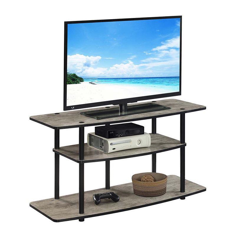 Convenience Concepts Designs2Go No Tools 3 Tier Wide TV Stand