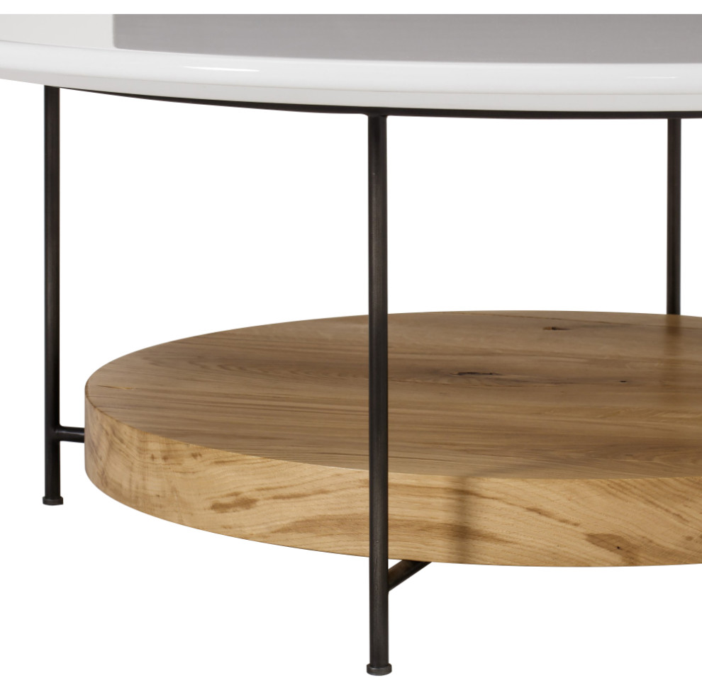 White French Oak Coffee Table  Andrew Martin Olivia   Industrial   Coffee Tables   by Oroa   Distinctive Furniture  Houzz