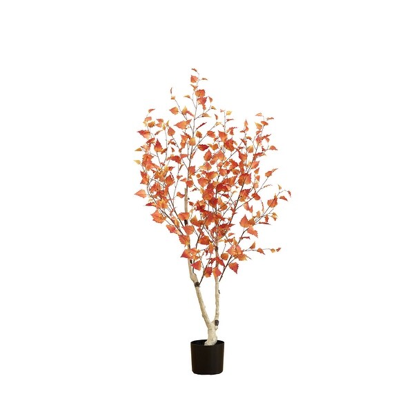 5' Autumn Birch Artificial Fall Tree