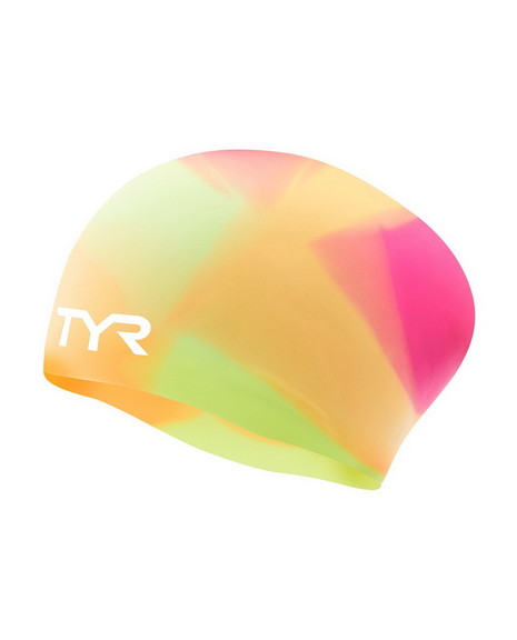 TYR LCSLJRTD Tie Dye Long Hair Silicone Youth Swim...