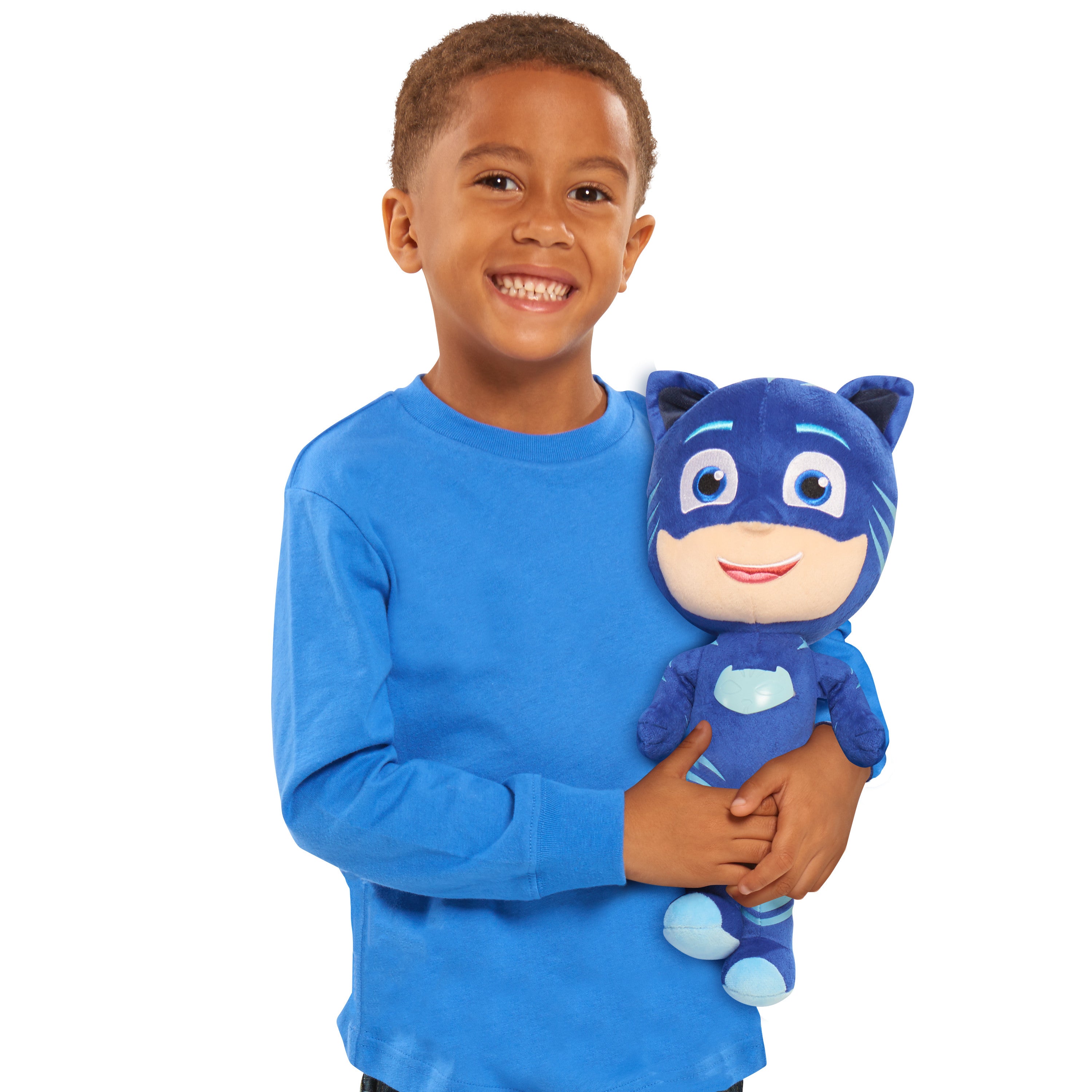 PJ Masks Sing and Talk Catboy Plush，  Kids Toys for Ages 3 Up， Gifts and Presents