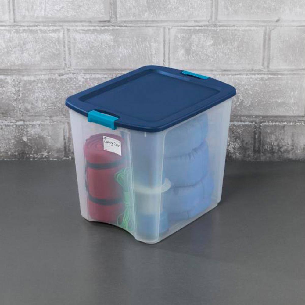 Sterilite 26 Gal. Latch and Carry Storage Tote Box Container (8-Pack) 8 x 14489604