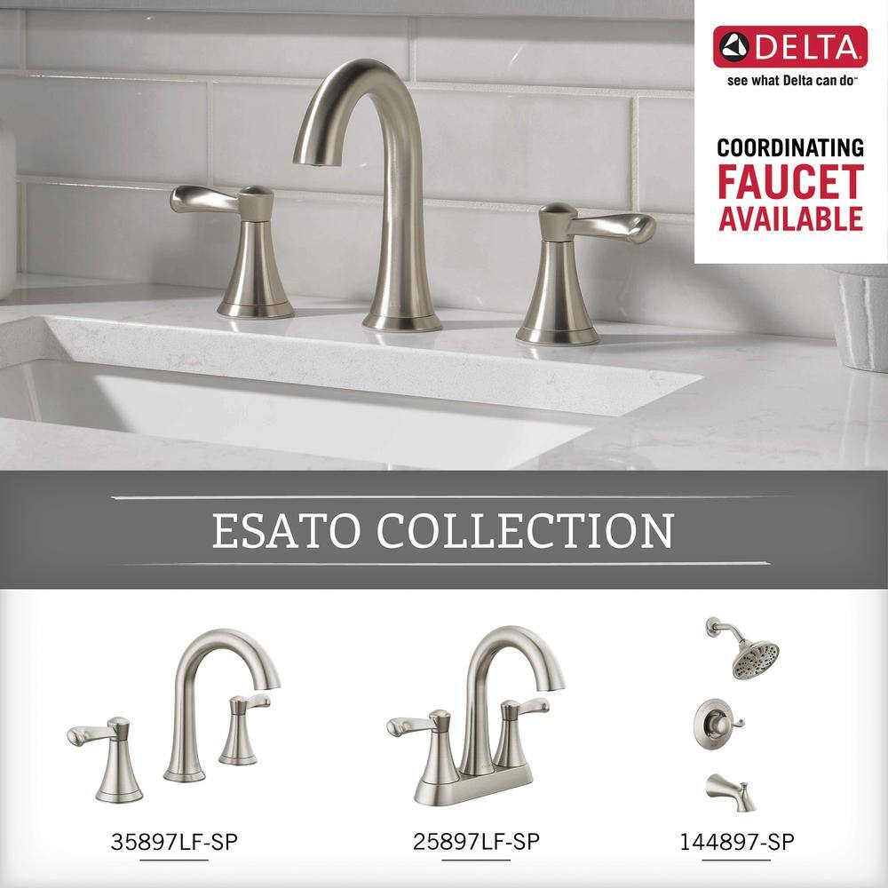 Delta Esato 18 in. with 6 in. Extender Wall Mount Towel Bar in Brushed Nickel ESA18-DN