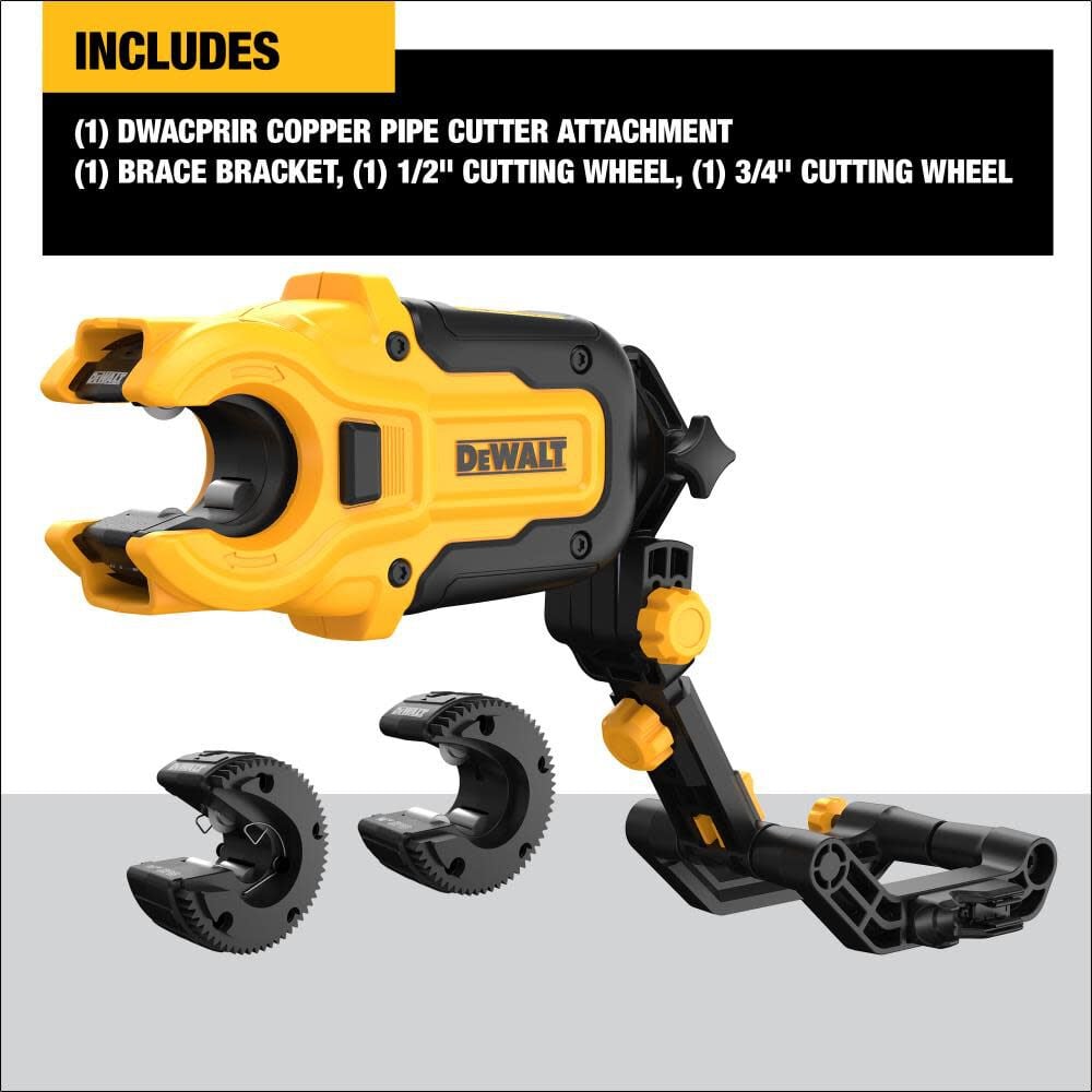 DEWALT Copper Tubing Cutter Attachment 1/2"-3/4" DWACPRIR from DEWALT